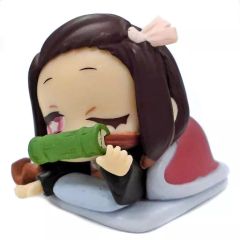 [중고] 트레이딩 피규어 竈門禰豆子 [오네무탄 귀멸의 칼날 늑대 형 니도네 어스 컬러 Ver.]