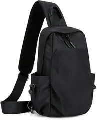 MT's SHOP ボディバッグ ワンショルダー 斜めがけ メンズ( ブラック)