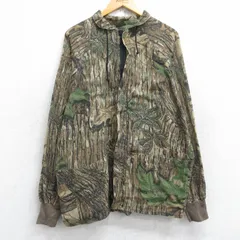 L/古着 長袖 ハンティング ジャケット メンズ 90s リアルツリー ラグラン 茶他 ブラウン 迷彩 spe 25oct15 中古 アウター
