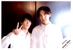 Snow Man 19年セルフィー企画 渡辺翔太/目黒蓮 公式写真 *1枚