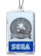 【中古】財布・パスケース ロゴ シルバー会員証『光るICカードケース』 「SEGAプラトン」 グレードシルバー達成特典