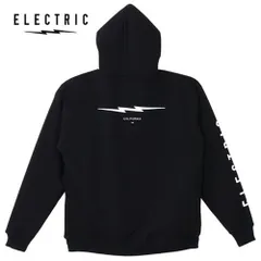 ELECTRIC フード付きパーカー 黒 electric 黒 フード付きパーカー ロゴ入り