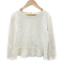 アナイ ANAYI ニット カットソー 七分袖 38 M アイボリー /YM28のサムネイル