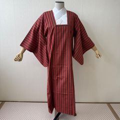 塵除けロング丈道行コート 単衣～夏物 紗織身丈123.5cm 正絹 