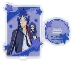 【中古】アクリルスタンド・アクリルパネル 六道骸(上半身) ミニアクリルスタンド 「ひこくじmini 家庭教師ヒットマンREBORN!-insieme a un peluche-」 シルバー賞