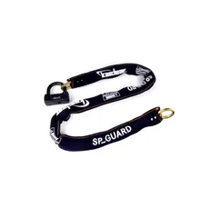 Kaedear(カエディア) バイク ロック チェーンロック 鍵 パッドロック 長さ1500mm スクエアチェーン 9mm 高耐久 SPキーシリンダー 盗難防止 キー 紛失 複製サービス SP-GUARD KDR-LK2S-1500 (1500mm)