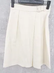 ◇ UNTITLED アンタイトル 膝丈 膝下丈 スカート 0 アイボリー * 1002798755833 【中古】 【1002798755833】