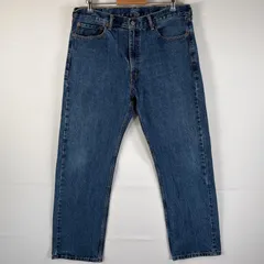 古着 リーバイス Levi's デニムパンツ 505 ブルーデニム ジーンズ ジーパン ストレート 大きいサイズ w38 L32 インディゴブルー メンズ