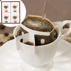 東京 「ミカド珈琲」 ワンパックコーヒー マイルドブレンド 8g × 4袋 × 2、リッチブレンド 8g × 4袋 × 2