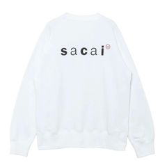WTAPS x sacai Print Pullover / Sweater / Cotton "White" ダブルタップス × サカイ スウェット 新品 サイズ3