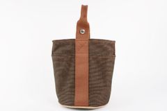 美品】HERMES（エルメス）タムールMM カゴバッグ ハンドバッグ 茶色 