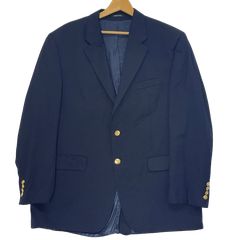 美品✨グリーンレーベルリラクシング テーラード 紺ブレ 金ボタン M 