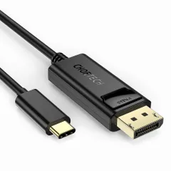 Choetech USB Type-C to DisplayPort 変換 thunderbolt 3 対応出力 金メッキコネクタ ケーブル/DisplayPortオス-タイプC 4K対応 1.8M