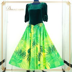 スペイン製 フラメンコ衣装】レッド ワンピース ドレス 赤