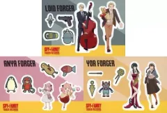 【中古】シール・ステッカー ロイド＆アーニャ＆ヨル ステッカー3枚セット 「SPY×FAMILY×TOWER RECORDS」