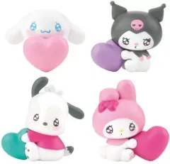 【中古】雑貨 全4種セット 「きゃらゆ～フィギュアコレクション サンリオキャラクターズ エモきゅん」