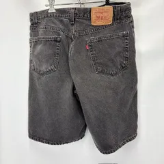 Levi's 90年代 550 RELAXED FIT ショートパンツ ブラックデニム MADE IN USA W36 L00 07061303 01