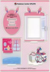 [Used] Acrylic Stand/Acrylic Panel - Sylveon - "Pokémon" Acrylic Stand from Pokémon Center Online - Mini-Game - Charizard Prize
