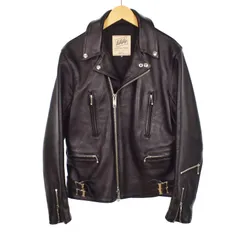 666LEATHER WEAR LJM-23TFライダース　ロンジャン　666 正規取扱店 666 LEATHER WEAR LJM-23TF タイトフィット フロント