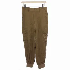 アパルトモン ドゥーズィエムクラス L'Appartement DEUXIEME CLASSE 22AW フィブリルサテンカーゴパンツ ジップフライ 38 茶 22030560300230 /BM