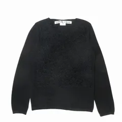 美品commedesgarçonsコムデギャルソン黒ファークルーネックセーターS 2025年最新】COMME des GARCONS レディース ニット・セーターの