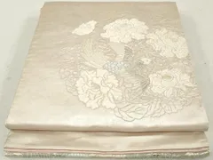 ★逸品★袋帯★相良刺繍★総刺繍★名物裂花文★正絹★上品 ☆逸品☆袋帯☆相良刺繍☆総刺繍☆名物裂花文☆