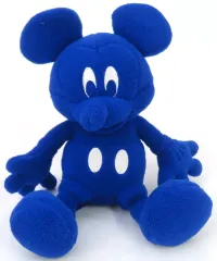 【中古】ぬいぐるみ ミッキーマウス(フランネル/青) ディズニープロジェクト ぬいぐるみ 「ディズニー」