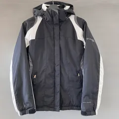 00's Columbia コロンビア マウンテンパーカー シェルジャケット インターチェンジシステム ミッドレイヤー付き セット商品 白 × 黒 ホワイト ブラック レディース Mサイズ