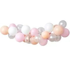 【数量限定】お祝い 1歳 パーティー 2歳 風船 デコレーション 装飾 バースデー レターバナー 飾り バルーンガーランド 飾り付け バルーン (コットンキャンディN 誕生日 バルーンガーランド単品) regalo