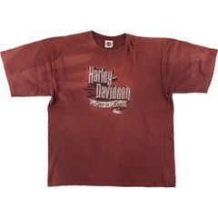 古着 ハーレーダビッドソン Harley-Davidson モーターサイクル バイクTシャツ USA製 メンズXXL相当/eaa566832
