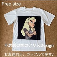 Disney】不思議の国のアリス Tシャツ フリーサイズ - メルカリ
