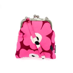 marimekko マリメッコ ミニショルダーバッグ  がま口ポーチ/ウニッコ/キャンバス    ピンク レディース / 240001156170
