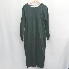 ◇ RIM.ARK Pad in cocoon cut OP　ヘルシー　上品カジュアル 長袖 ロング丈 ワンピース サイズ36 ブラック系 レディース E  【1505130000504】のサムネイル
