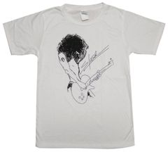 【土日も発送】SLASH スラッシュ ポートレート ガンズ&ローゼス メンズ レディース ロックＴシャツ バンドＴシャツ bny 白 ホワイト SLASH-03