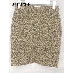 ◇ FREAK'S STORE フリークスストア 豹柄 レオパード ミニ タイト スカート サイズS ベージュ レディース 【中古】 【1002801520472】のサムネイル