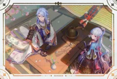 【中古】アニメ系トレカ V08[メタリックカード]：神里綾人＆神里綾華