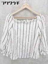 ◇ Mila Owen ミラ オーウェン オフショルダー 長袖 カットソー ホワイト レディース  【1002802022319】