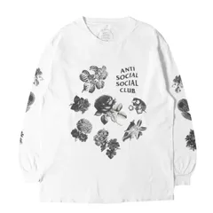 Anti Social Social Club アンチ ソーシャル ソーシャル クラブ Tシャツ サイズ:L / フラワーロゴ ロングスリーブ Tシャツ / ホワイト 白 / トップス カットソー 長袖【メンズ】【中古】のサムネイル