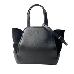 美品 トッズ TOD's ショルダーバッグ トートバッグ レザー スウェード 2way 斜めがけ クロスボディ