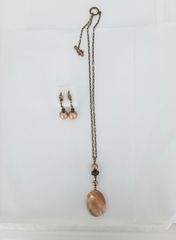 組曲 K18 ペリドット ネックレス ピアス セット 1.7g - メルカリ
