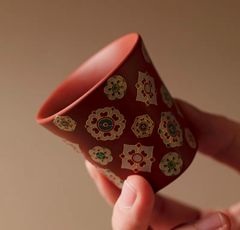 景徳鎮製　中国茶器　茶碗　茶杯　ティーカップ　湯呑み