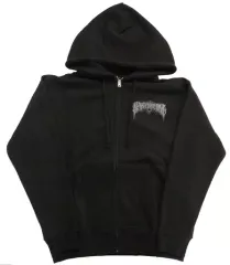 美品 レア★ ベビーメタル ワールドツアー ジップアップパーカー ブラック L ステューシー(STUSSY) ジップアップ メンズパーカー・トレーナー
