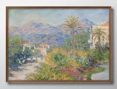 14262クロード モネ Strada Romana in Bordighera A3 サイズ ポスター アート おしゃれ 絵画 インテリア 北欧 イラスト マット紙 艶消し アートパネル 額 フレーム デザイン 壁掛け ギフト 新築祝い ディスプレイ