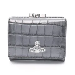 ヴィヴィアンウエストウッド Vivienne Westwood 三つ折り財布 5115002NWL00A2N405 グレー レザー 三つ折財布 レディース 新品