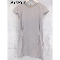 ◇ GALERIE VIE TOMORROWLAND トゥモローランド 半袖 膝丈 ワンピース サイズ1 グレー系 レディース 【中古】 【1103010005900】