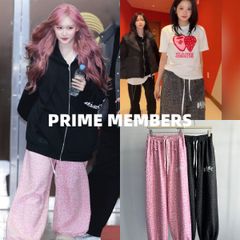 新品 韓国 PRIME MEMBERS Leopard Wide Joggers ボトムス カーゴパンツ パンツ ハーフパンツ かわいい おしゃれ 人気 Y2K レディース IVE ユジン着用
