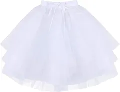 新品 [MIRIPARIS] パニエ スカート【サラダっ子_チュール】【白_黒】丈38cm フリーサイズ ハードチュチュ スカート チュール ボリュームアップ ペチコート コスプレ 仮装