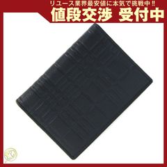 バーバリー カードケース 1169738 ブラック 中古 - メルカリ 