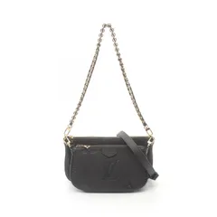 ルイ・ヴィトン LOUIS VUITTON ショルダーバッグ ミュルティ ポシェット アクセソワール M80399 ノワール レザー ミュルティ・ポシェット・アクセソワール レディース Used A