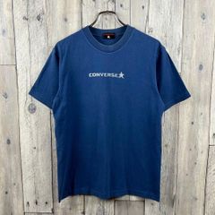CONVERSE ヴィンテージ Tシャツ M ビッグロゴ 希少 杢ブルー 古着 